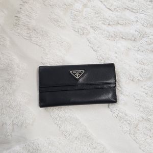 Authentic Prada Saffiano Wallet